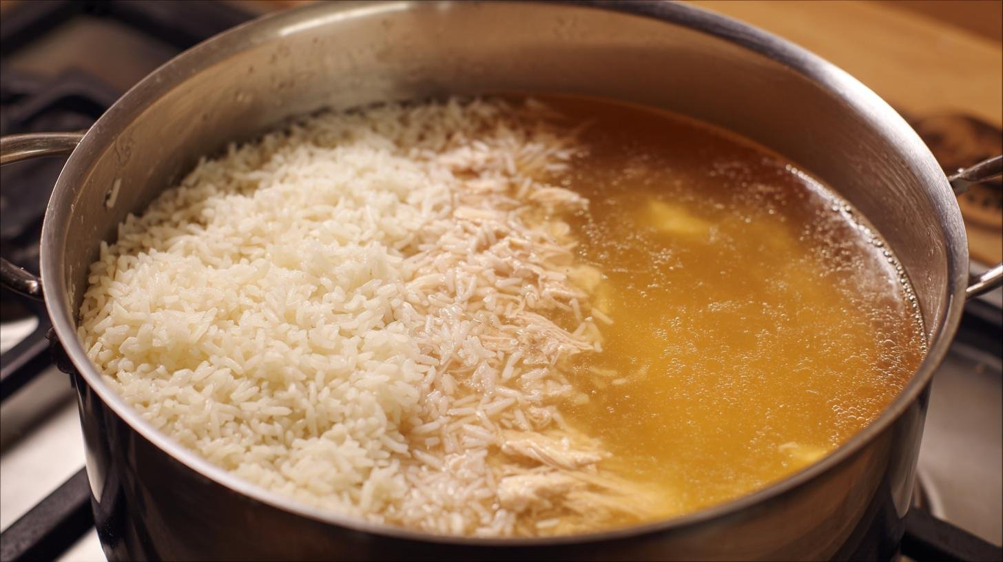 Kuřecí vývar s rýží: správný způsob, aby byl vždy čirý. Technika vaření krok za krokem