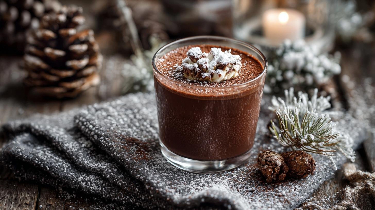 Čokoládový zimní dezert z kakao bez stresu 1 Čokoládový zimní dezert z kakao bez stresu