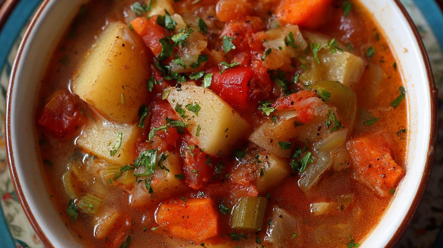 Sytá zeleninová polévka s bramborami pro celý týden 1 Sytá zeleninová polévka s bramborami pro celý týden