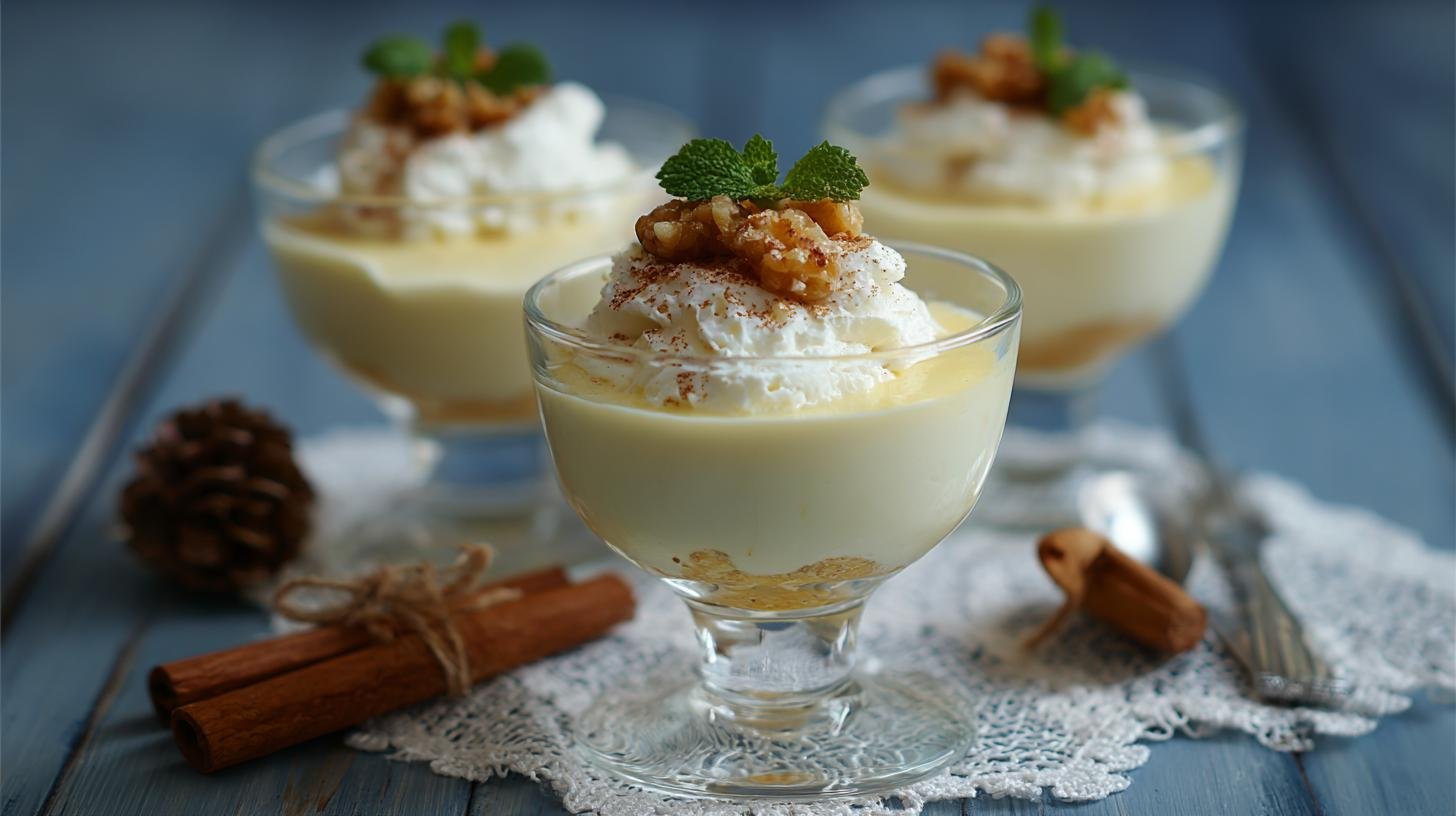 Dezert který zahřeje z tvaroh a smetana. Rychlý recept pro chladné večery