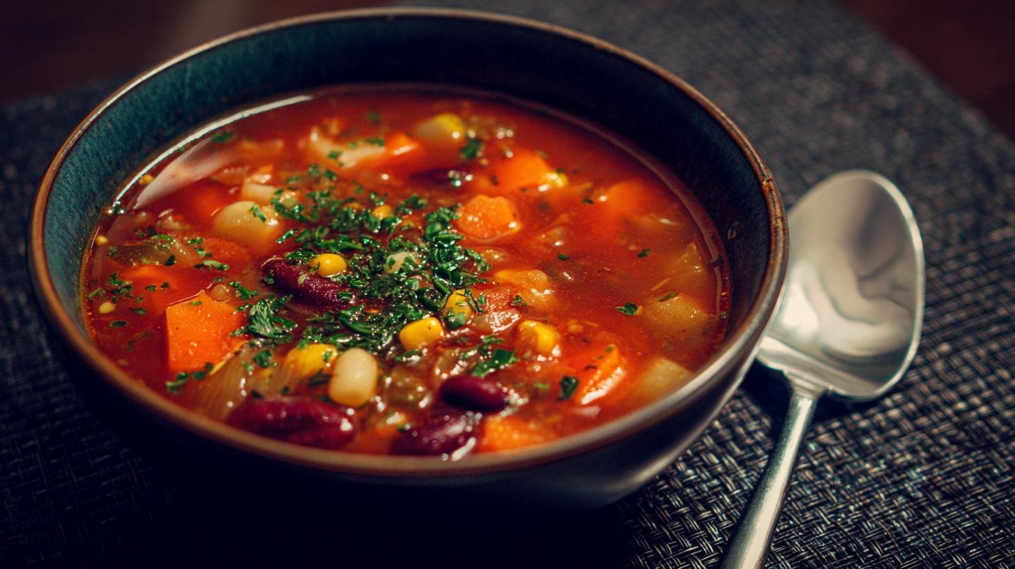 Rychlá zeleninová polévka šetří čas po práci