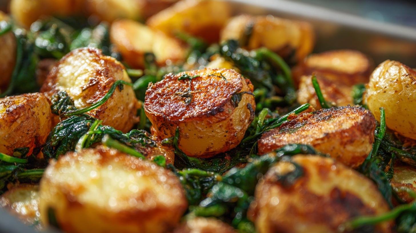 Pečené brambory se špenátem jsou křupavější než dřív 7 Pečené brambory se špenátem jsou křupavější než dřív