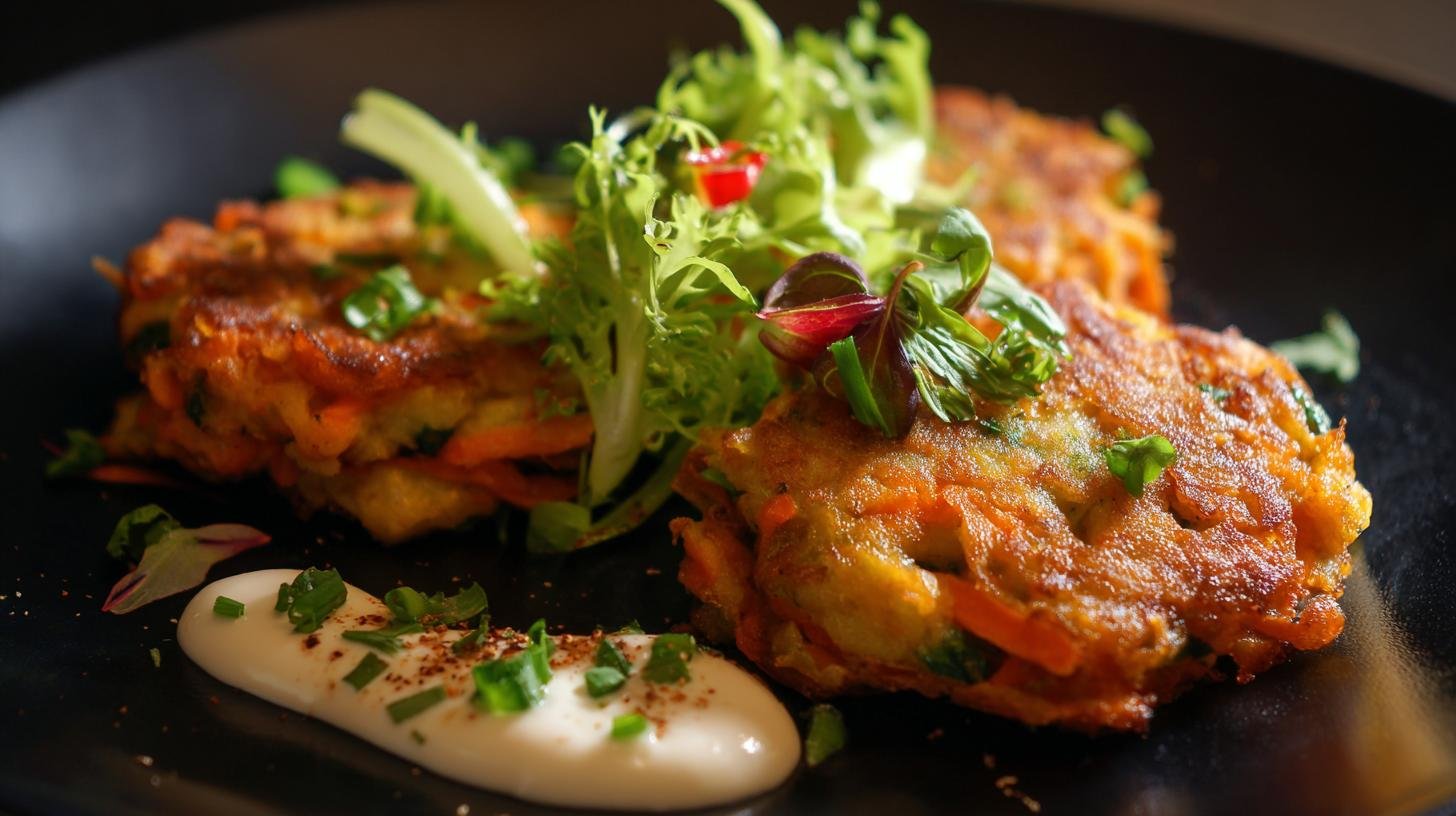 Zeleninové placičky s mrkví a bramborami jako levný začátek menu. Proč je to chytrá volba pro rozpočet i hosty