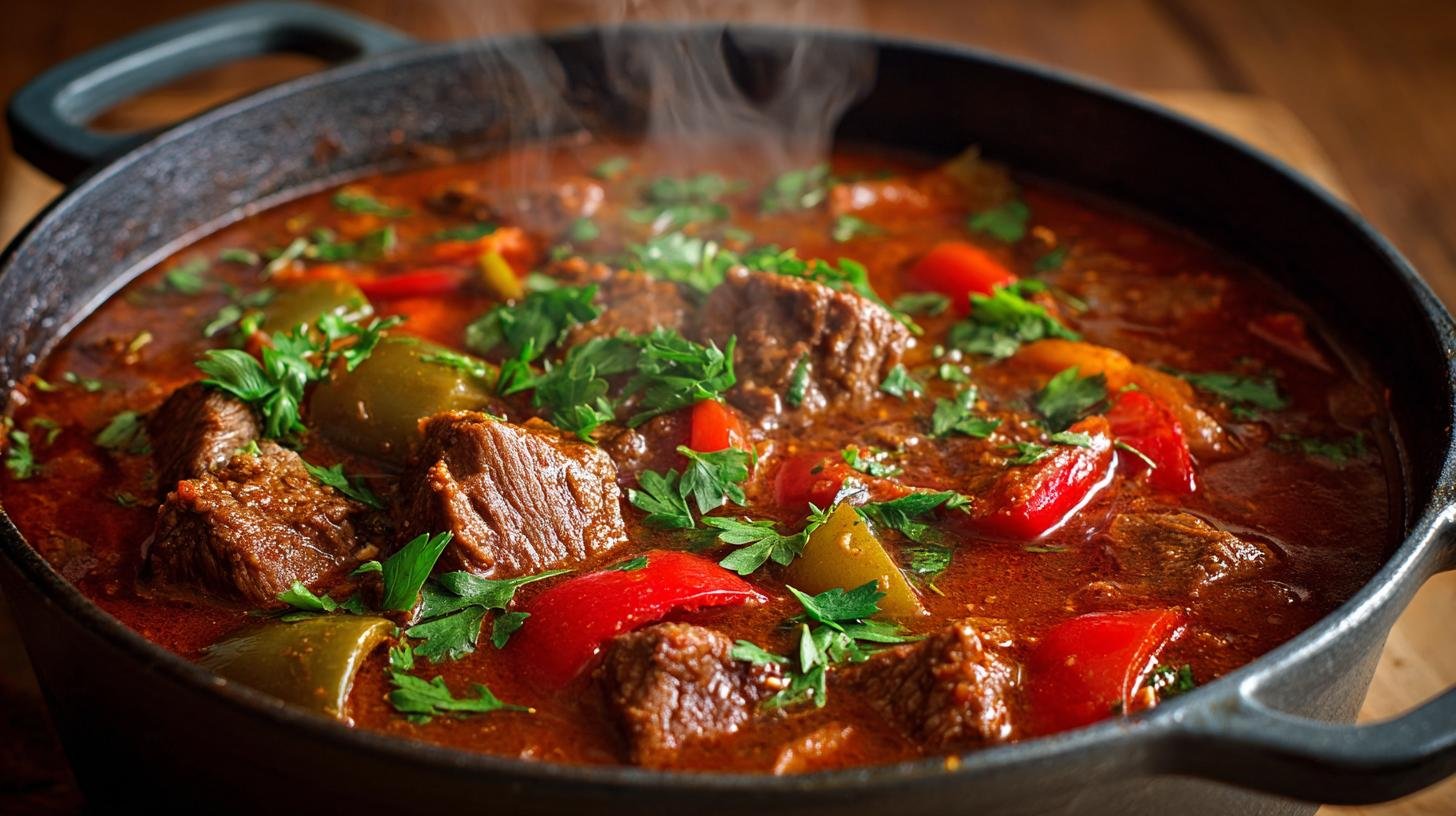 Guláš z hovězího masa chutná lépe správným tahem. Triky, které málokdo používá