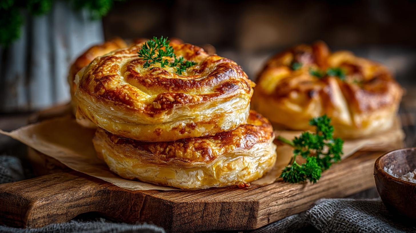 Tvarohové slané koláčky mají pevnější vrstvu díky triku