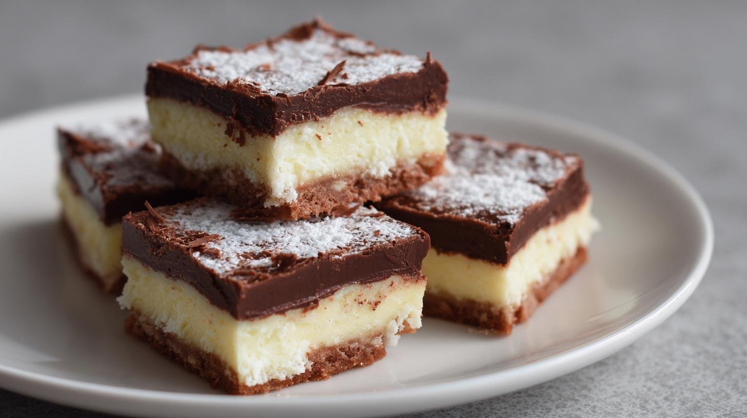 Jednoduché řezy z čokoláda a tvaroh zahřejí. Rychlý recept, který zvládne každý