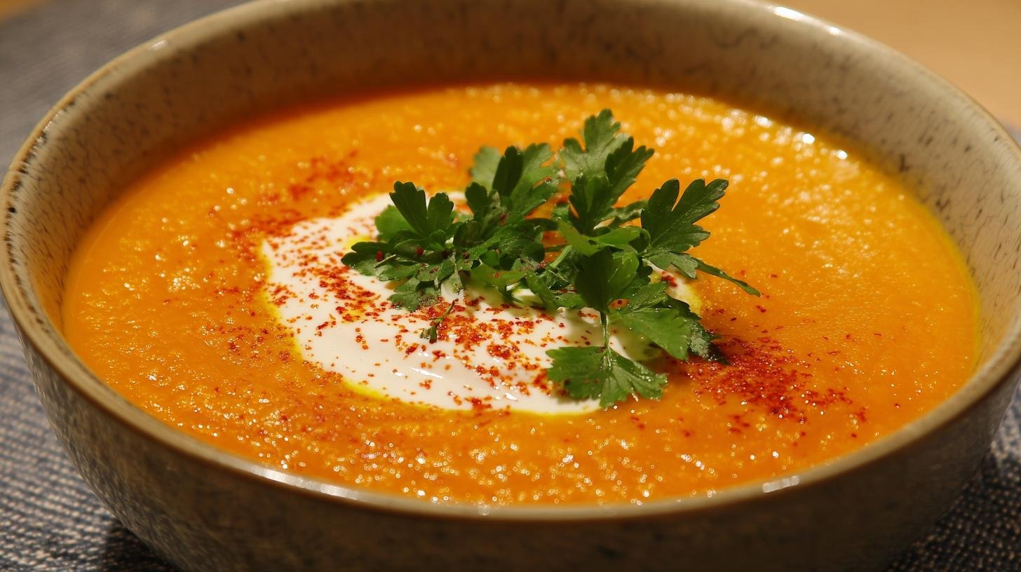 Mrkvová polévka s tvarohem: levná varianta s plnou chutí. Jednoduchý postup
