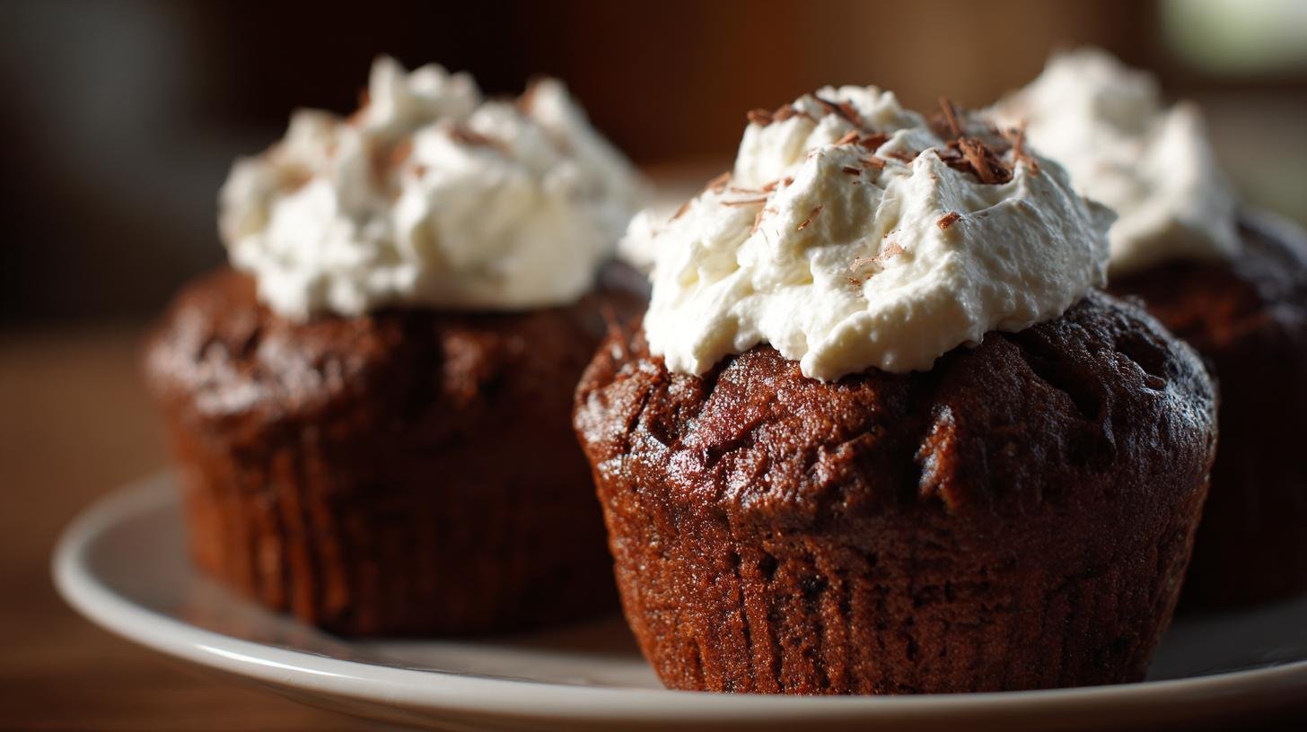 Kakaové muffiny se smetanou jako jistý sladký úspěch