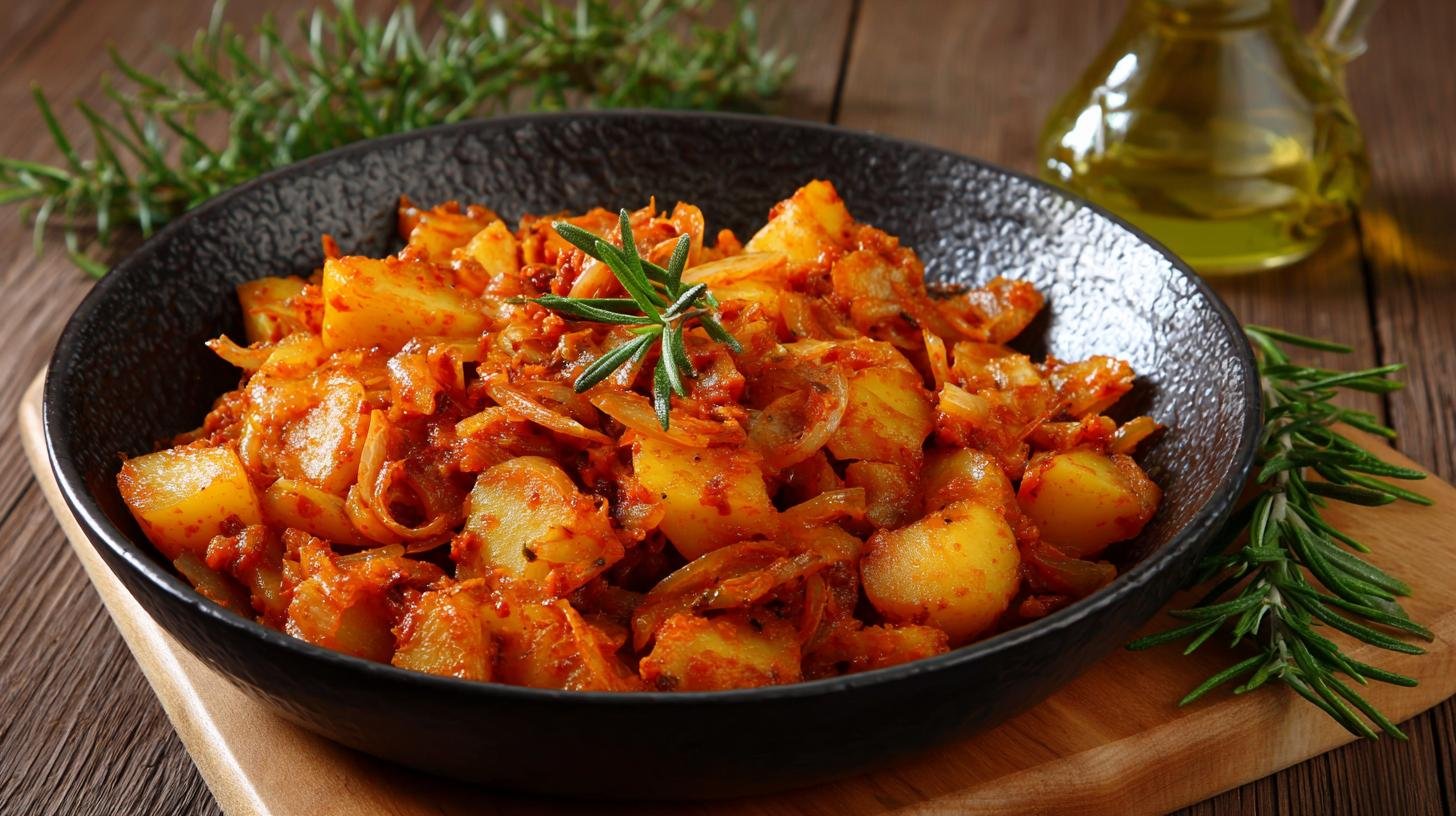 Bramborový guláš s cibulkou má plnější chuť díky triku. Rychlý přehled receptu