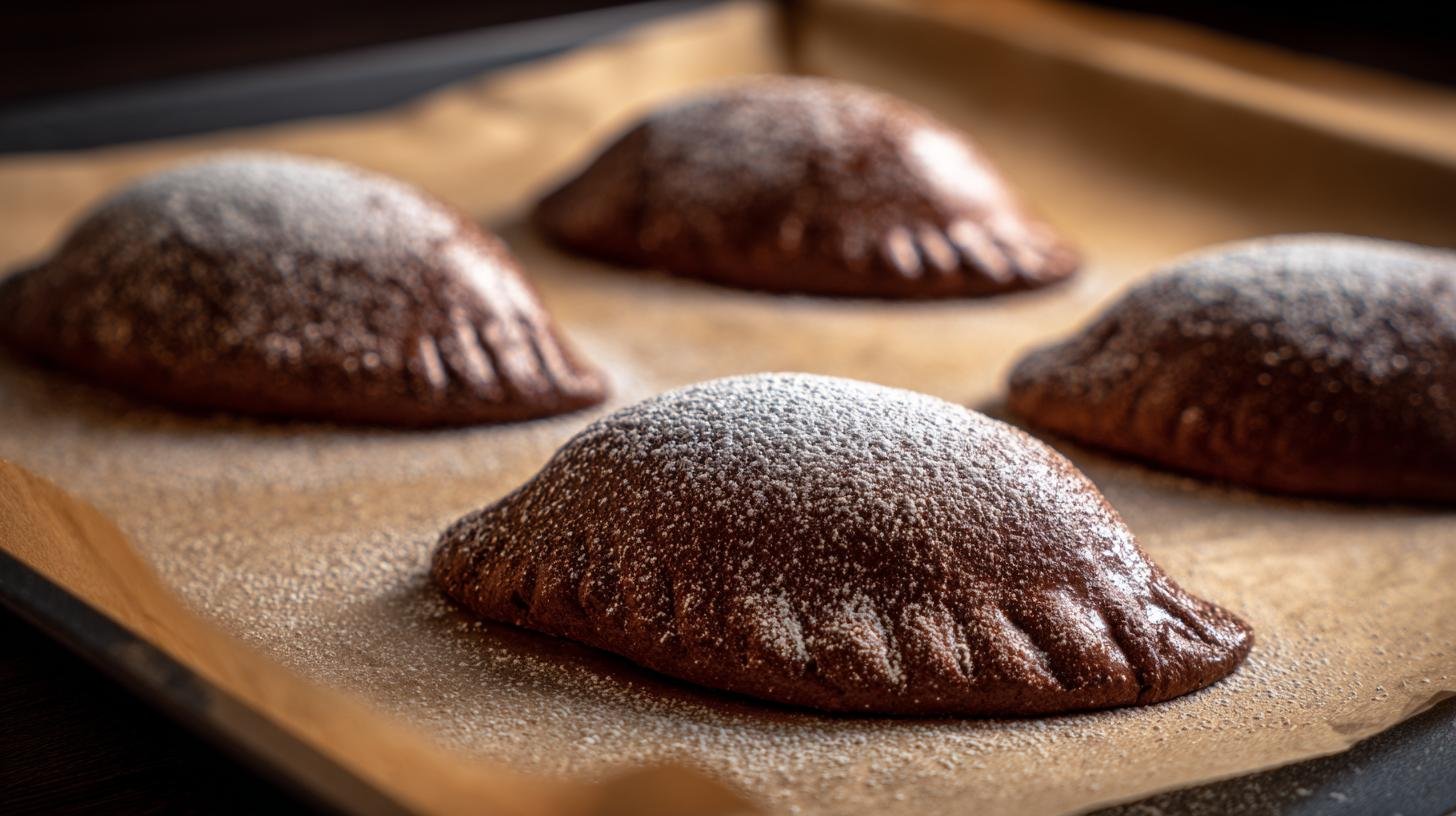 Tvarohové koláčky s kakaem díky správnému způsobu konečně drží tvar. Správný poměr surovin a konzistence těsta
