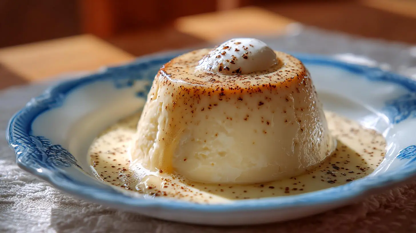 Jemný pudink s tvarohem drží konzistenci díky správnému poměru 1 Jemný pudink s tvarohem drží konzistenci díky správnému poměru