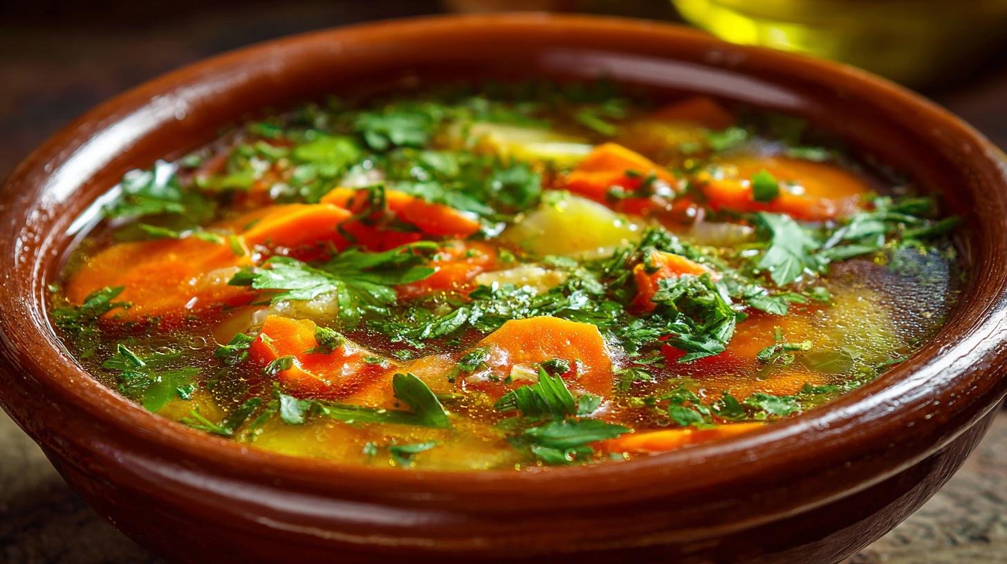 Zeleninová polévka s mrkví lehká pro každý den