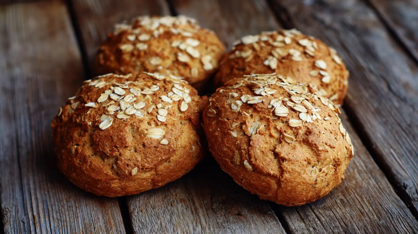 Pečivo z ovesných vloček a kefíru rychlé a levné