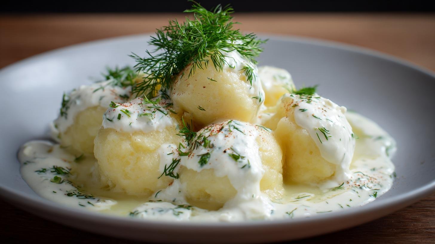 Bramborové bulky s tvarohem drží tvar bez chyb