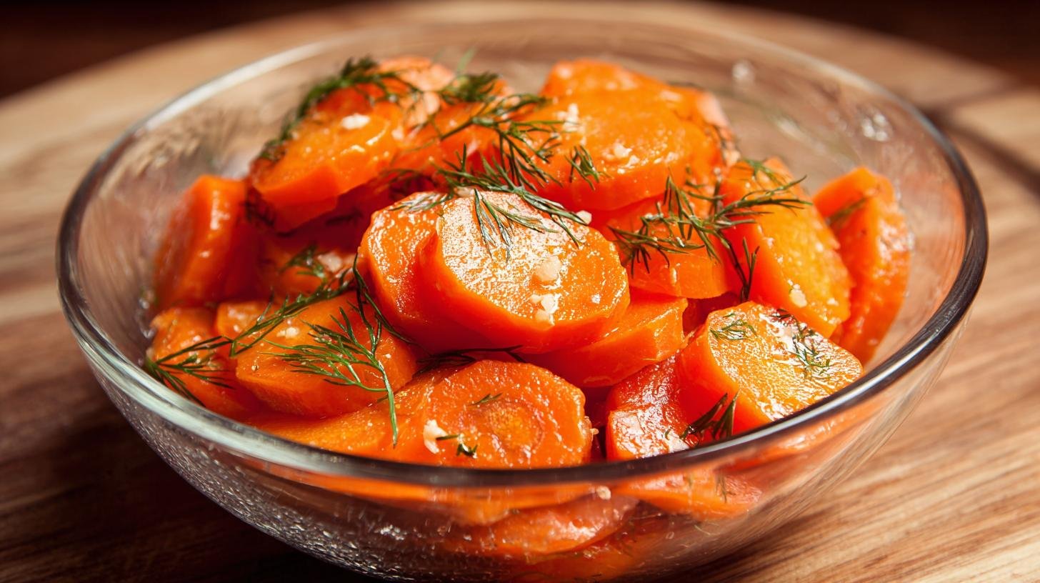 Teplá mrkev na másle jednoduchý předkrm do mrazu. Suroviny a příprava