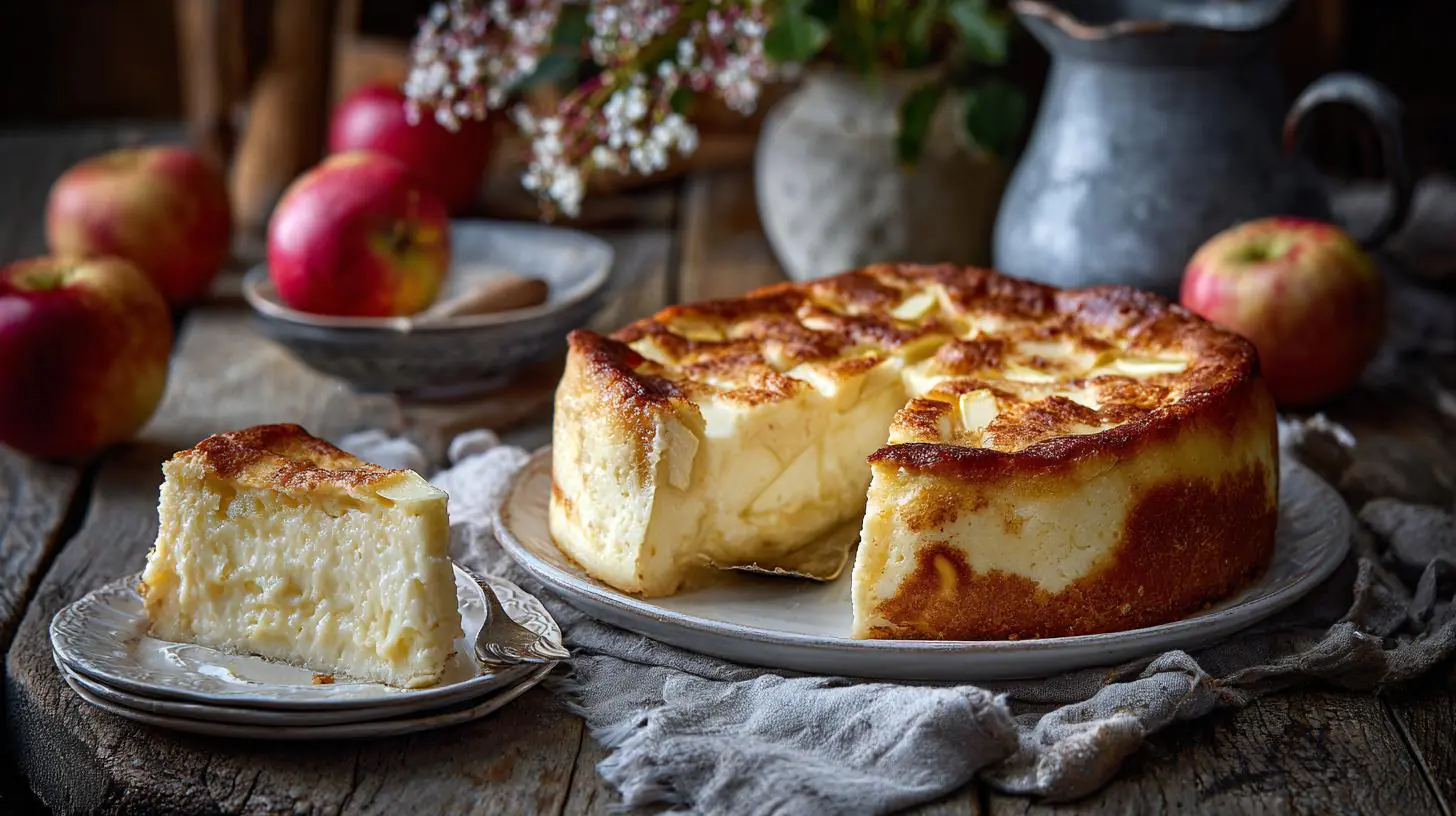 Koláč s jablka a tvaroh měkký i druhý den. Praktické tipy pro skladování a ohřev