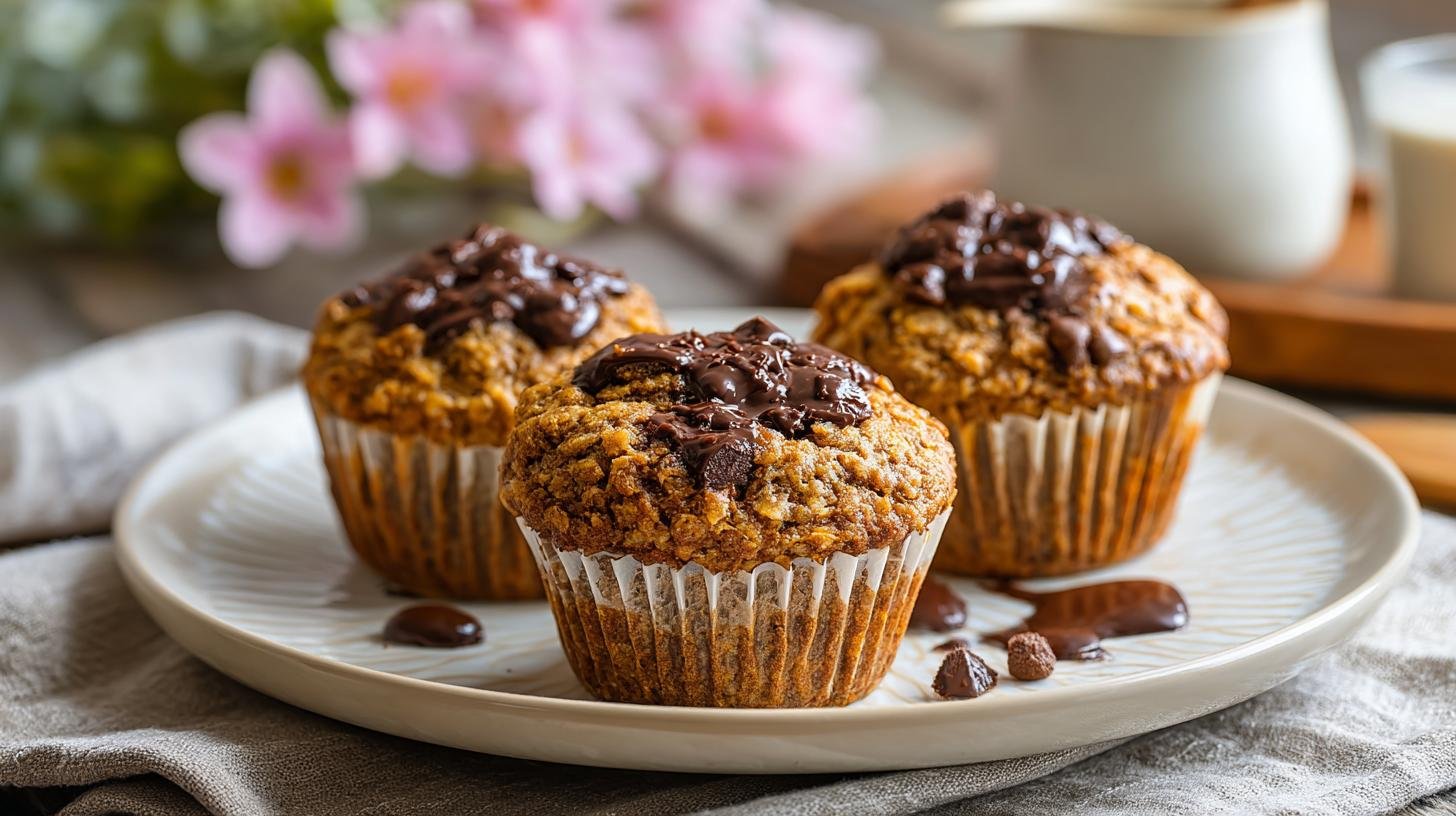 Muffiny z ovesné vločky a čokoláda bez suchosti. Tajemství vláčnosti