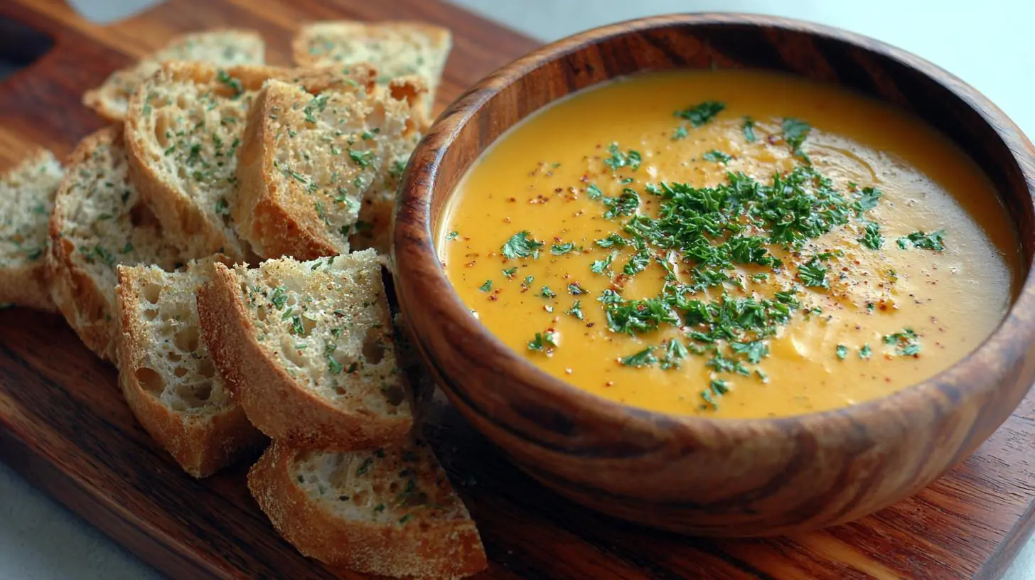 Polévka z brambory a mrkev zahřeje