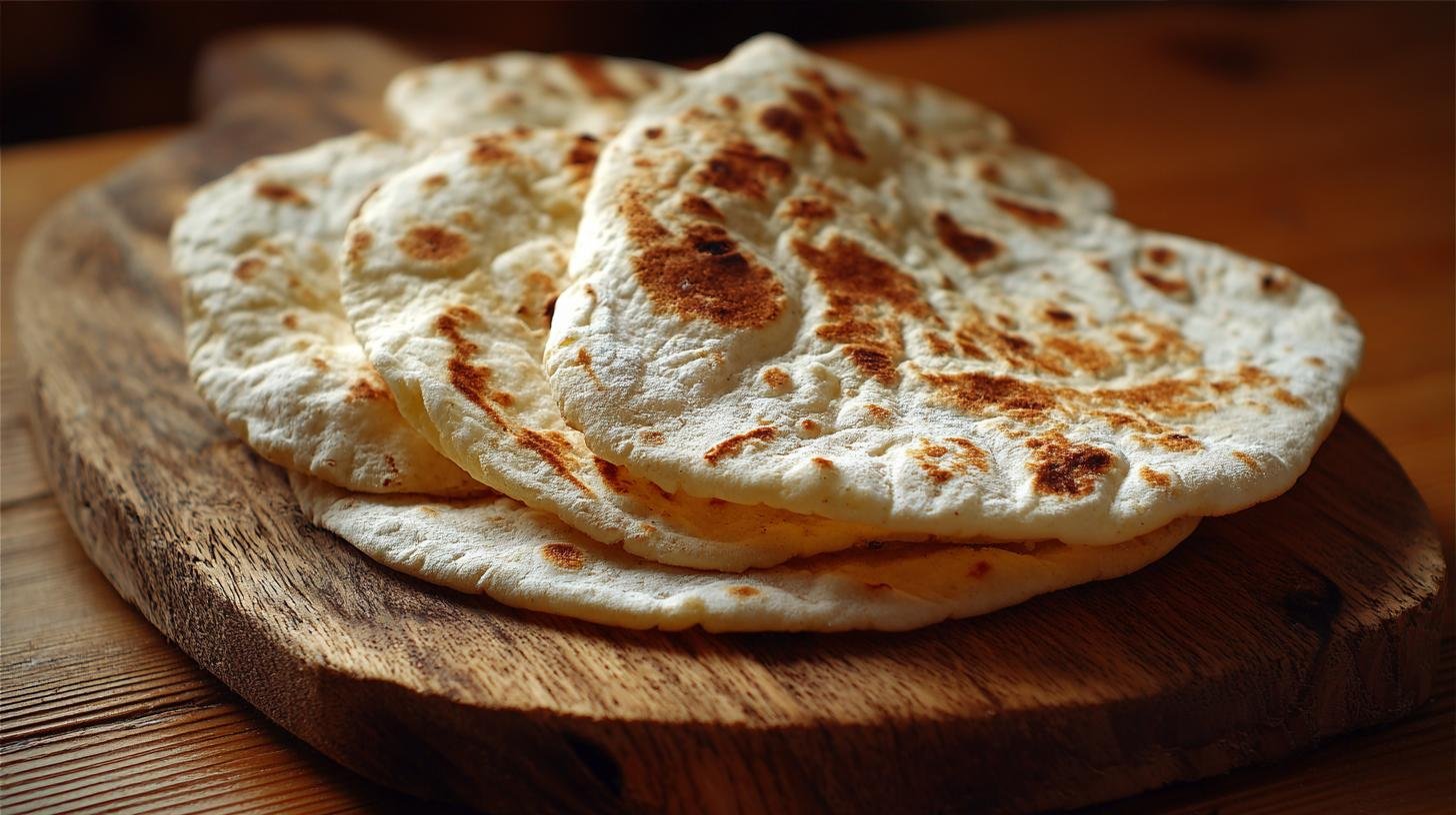 Chlebové placky z mouka bez kynutí. Co budete potřebovat