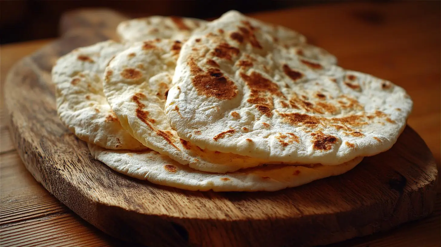 Chlebové placky z mouka bez kynutí. Co budete potřebovat