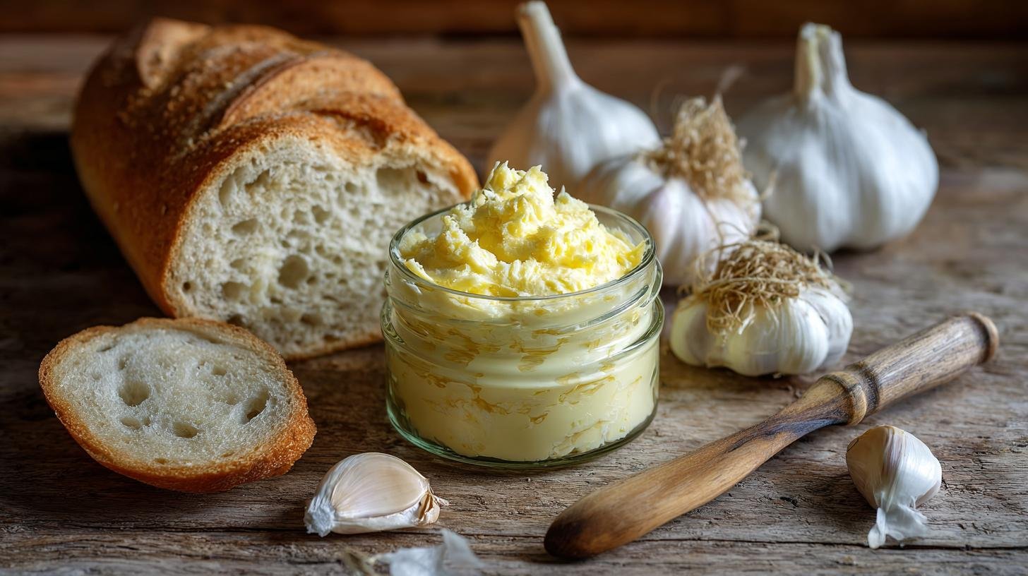 Domácí pomazánka z máslo a česnek jemná