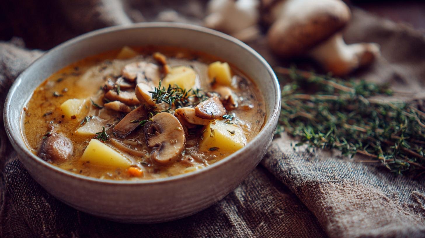 Bramboračka z houby a brambory poctivá. Proč jí dát přednost