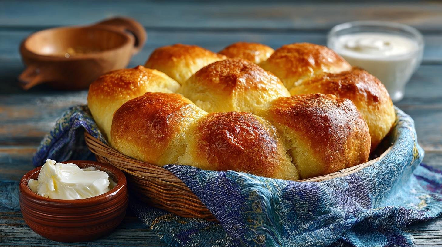 Pečené housky z kefíru a másla rychlé řešení 2 Pečené housky z kefíru a másla rychlé řešení