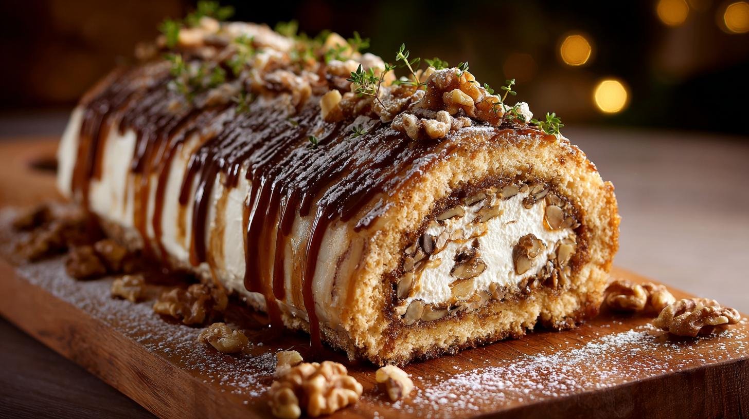 Ořechová roláda s karamelem a jemným domácím kouzlem. Jak na to: stručný postup