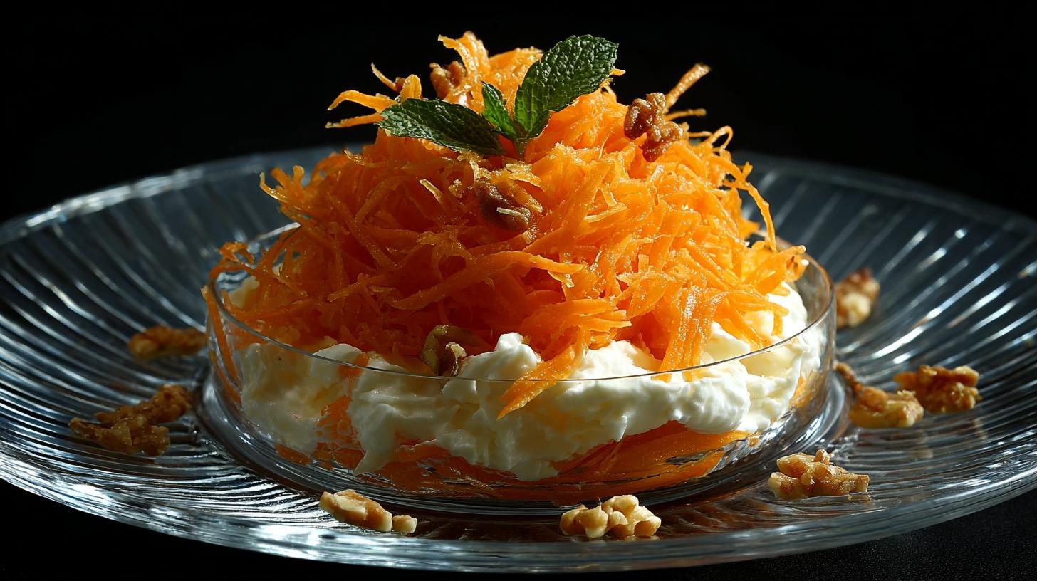 Studený předkrm z mrkve a smetany bez vaření. Poslední rada Studený předkrm z mrkve a smetany bez vaření. Poslední rada