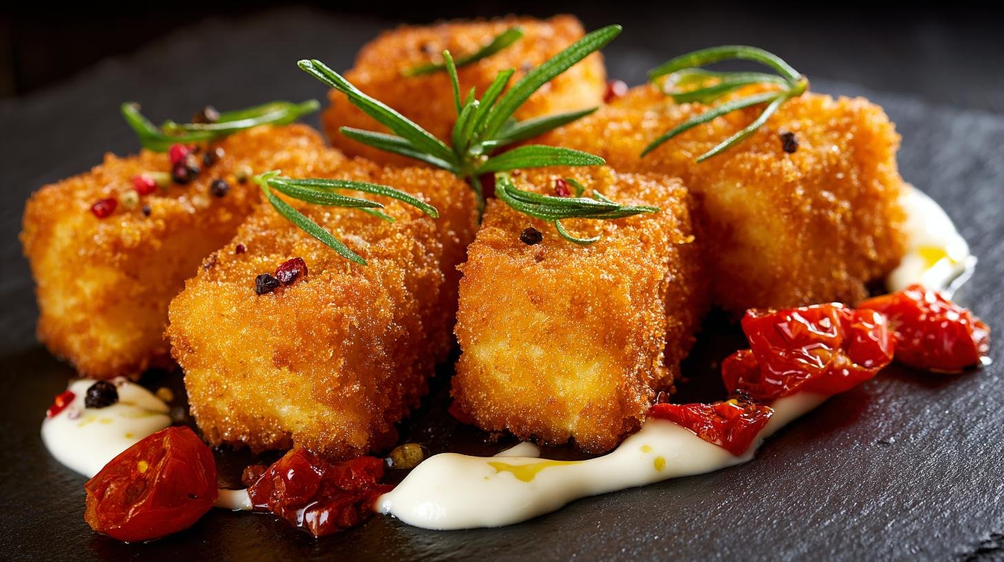 Smažený sýr s brambory křupavý jako z restaurace