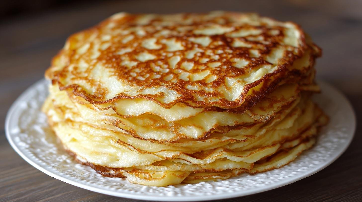 Palačinky z kefír a mouka správně pružné. Správné těsto krok za krokem