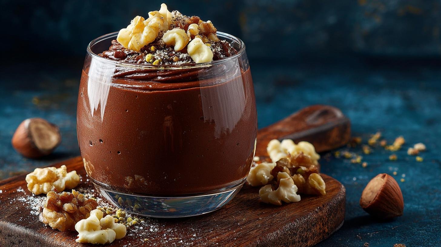 Čokoládová pěna s ořechy bez složité přípravy