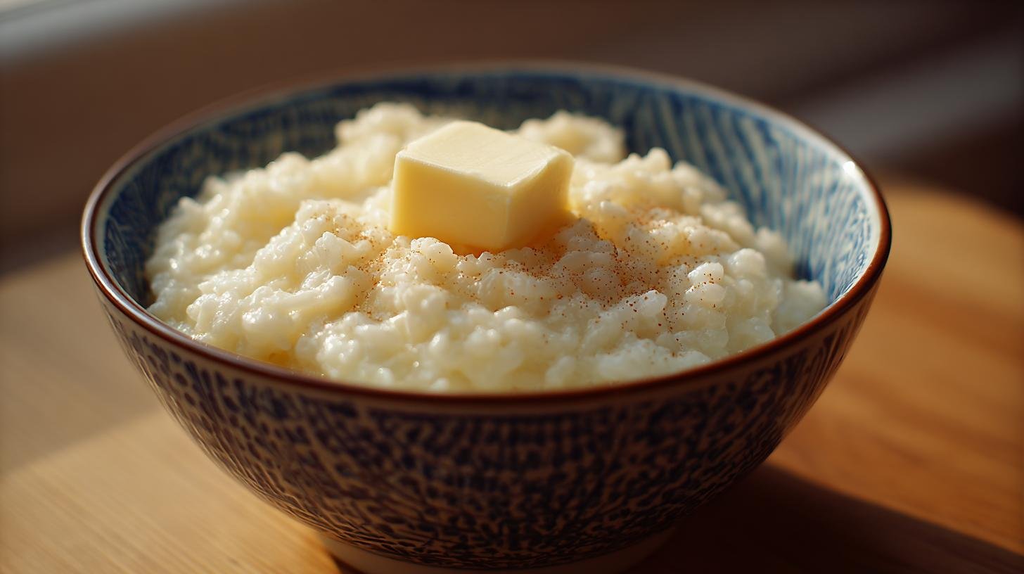 Rýžový nákyp s máslem jemný a uklidňující