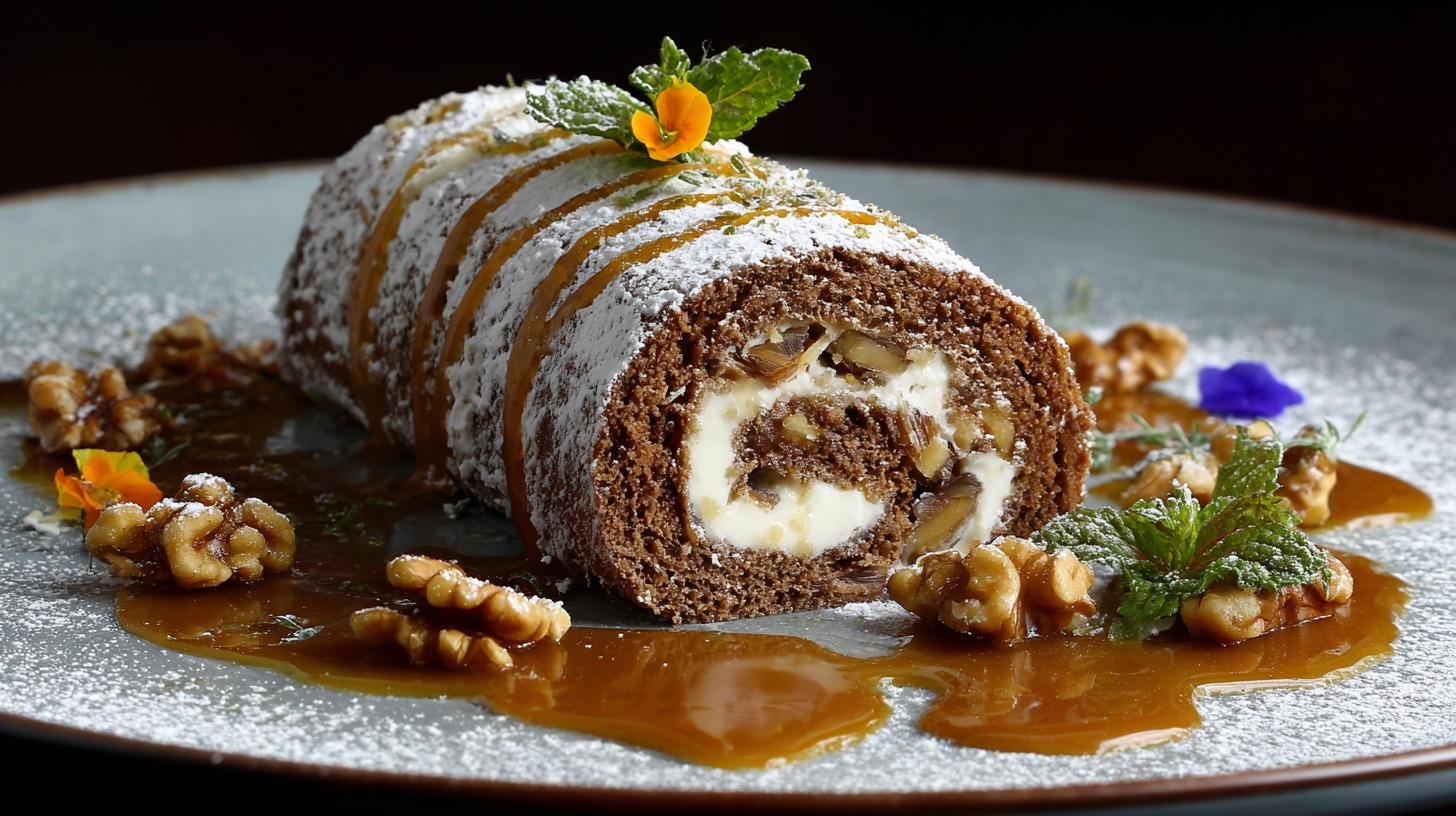 Ořechová roláda s karamelem a jemným domácím kouzlem