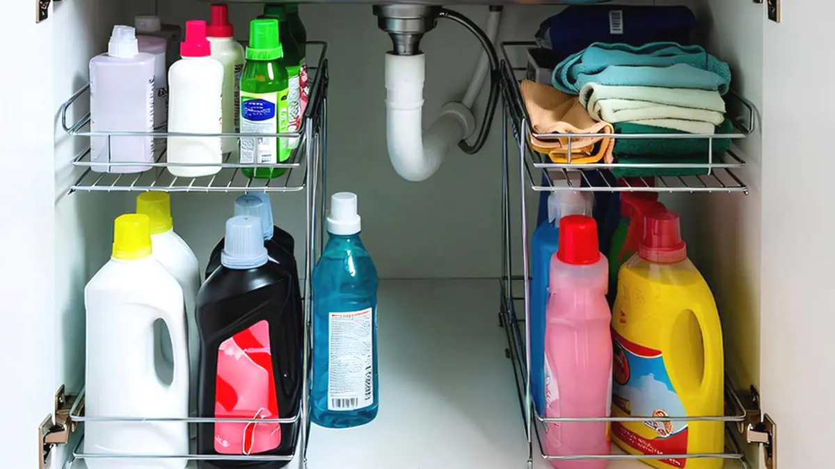 Jak zorganizovat úložný prostor pod dřezem: od chaosu k systému