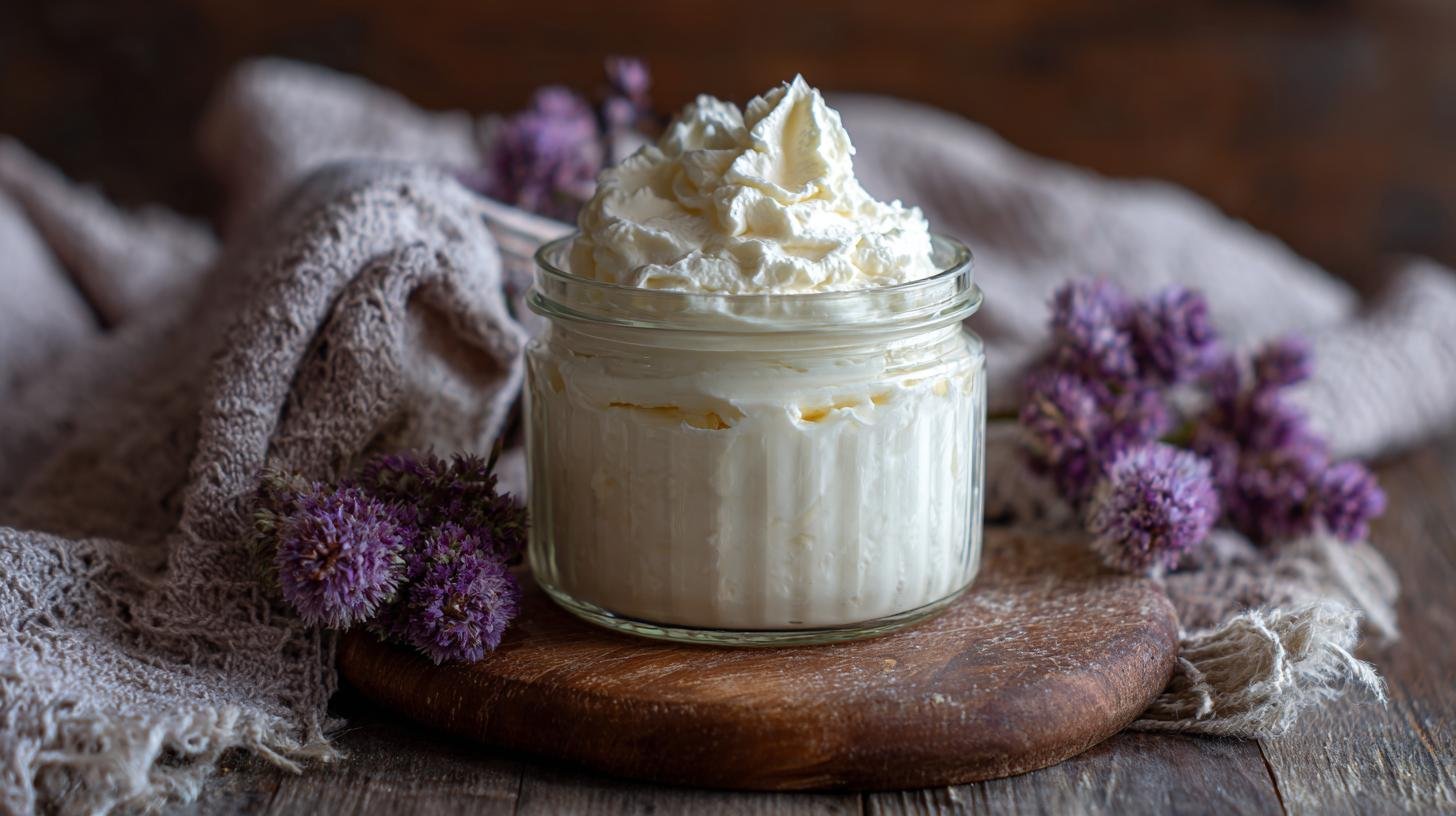 Tvarohový krém se smetanou jemný na únorové dny