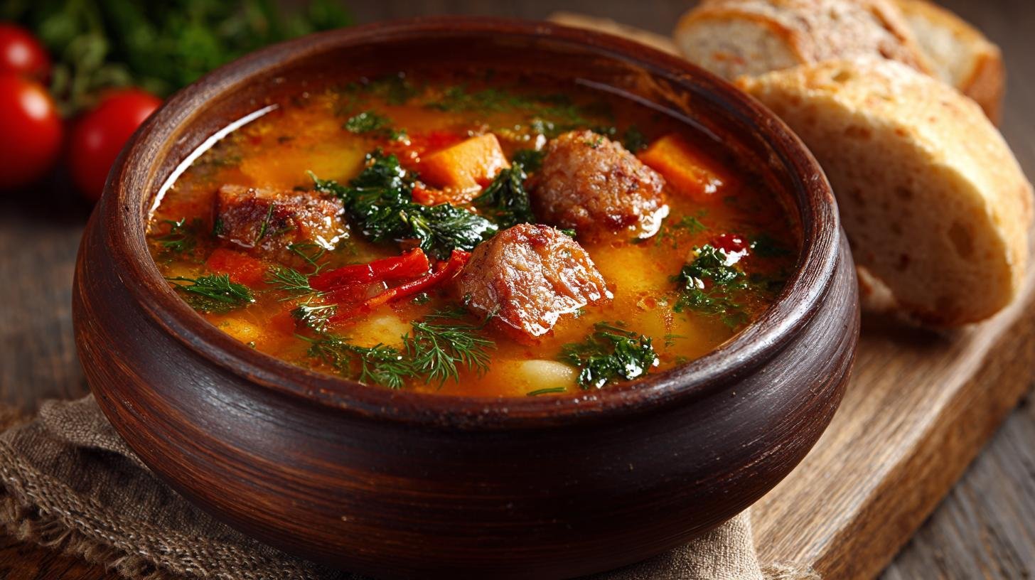 Fazolová polévka s klobásou vydatná do chladu. Proč si ji zamilujete