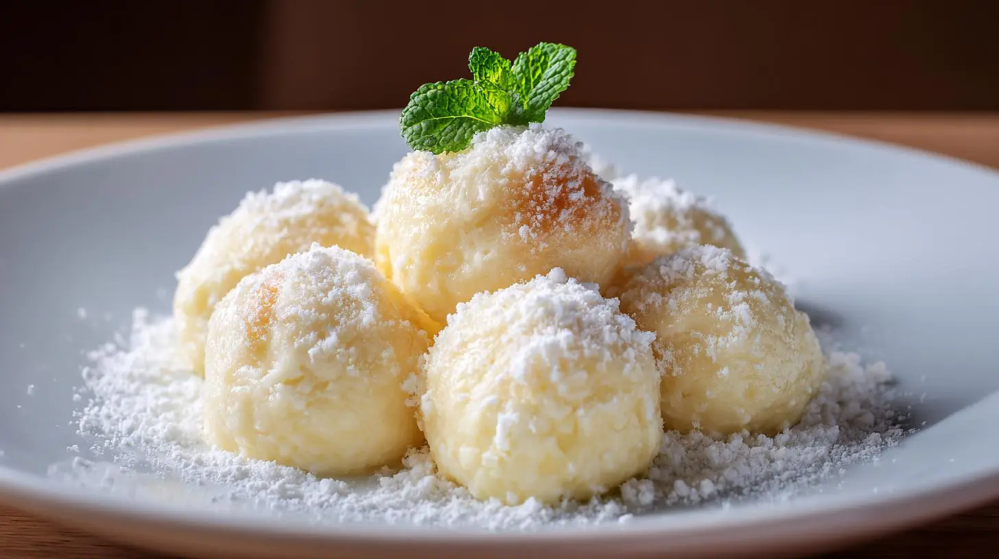 Tvarohové knedlíky s máslem nadýchané bez chyb