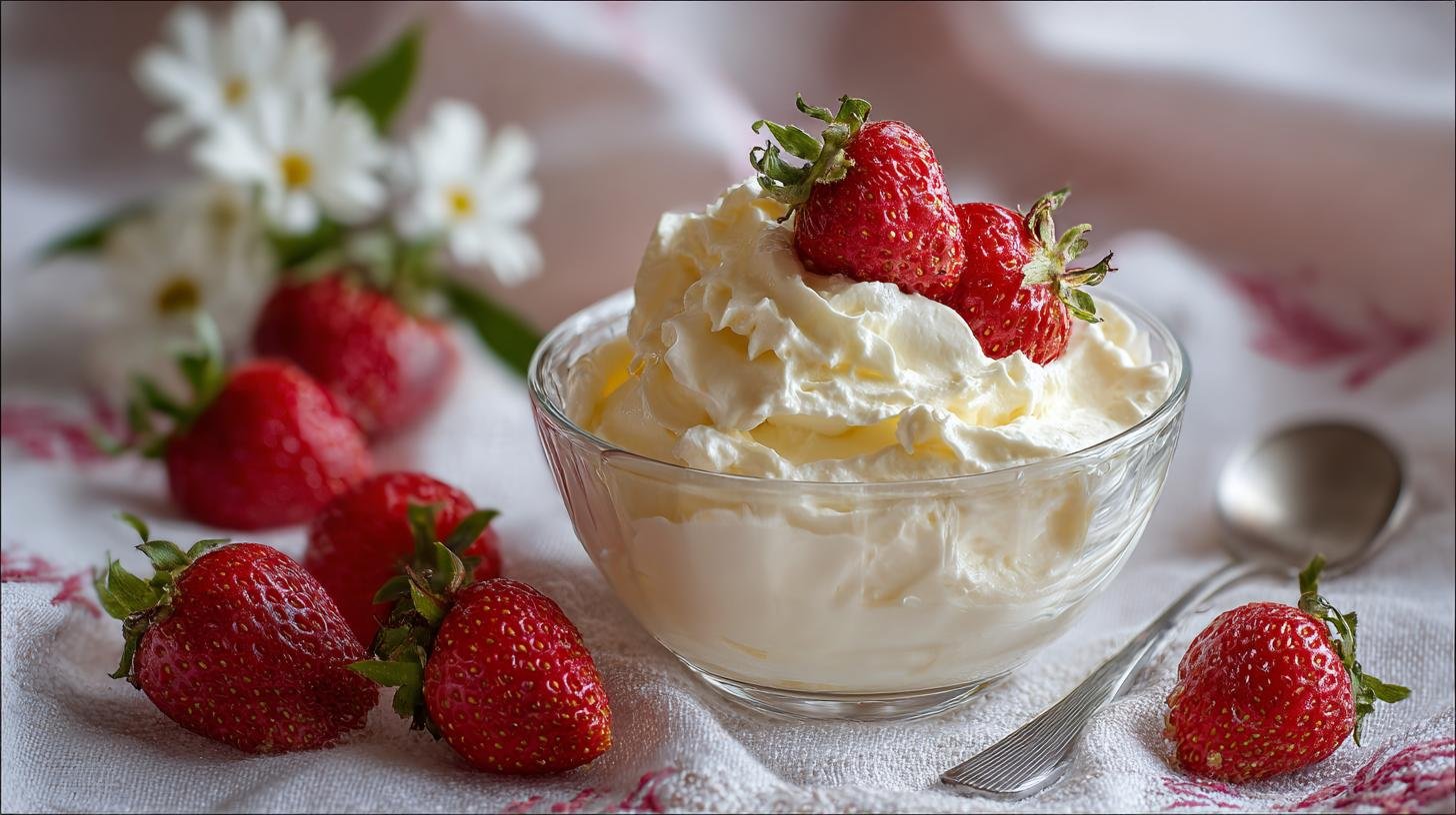 Krém z mascarpone a smetany bez vaření vždy drží