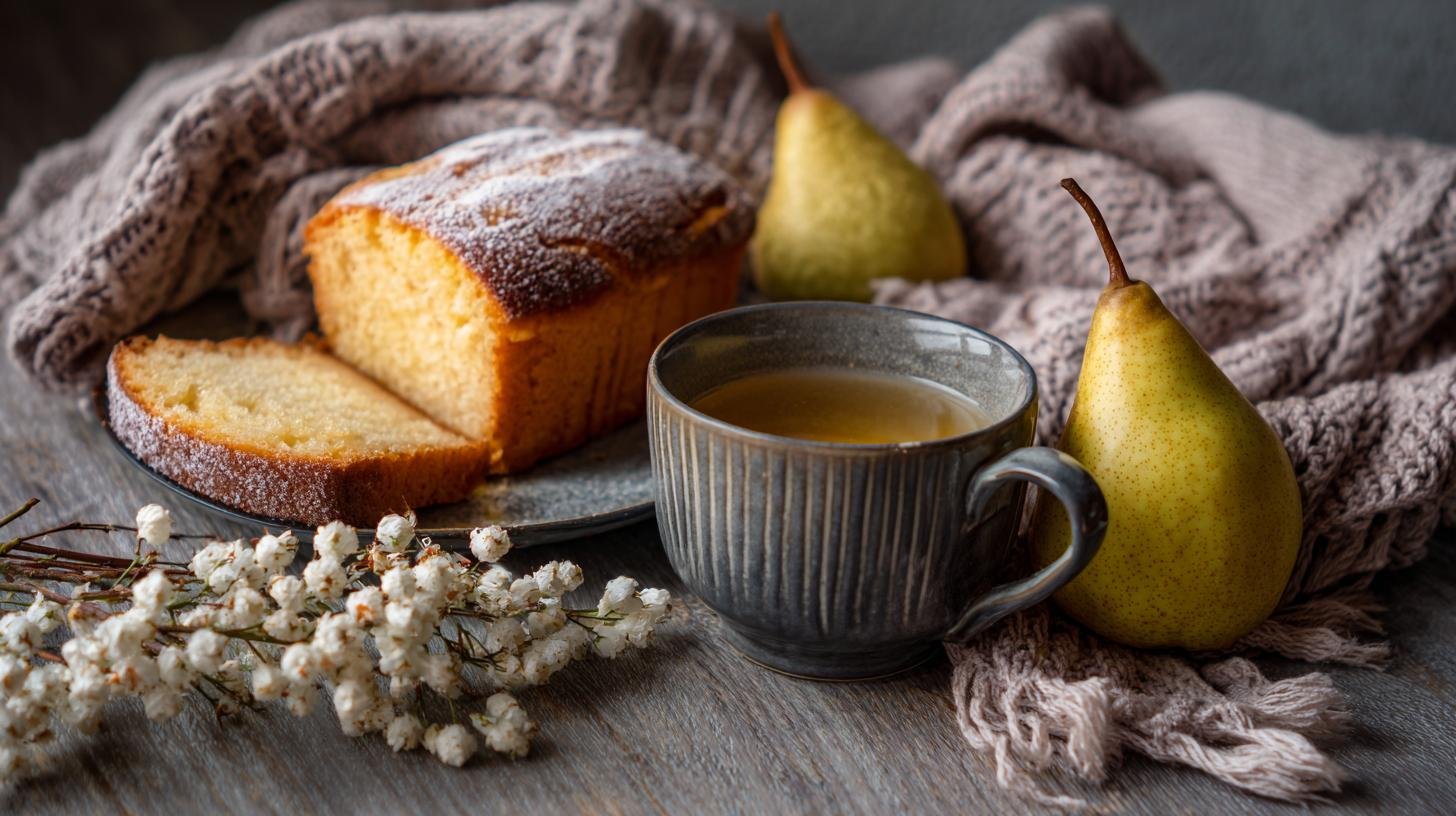 Hruškový koláč s máslem voní celým bytem v zimě