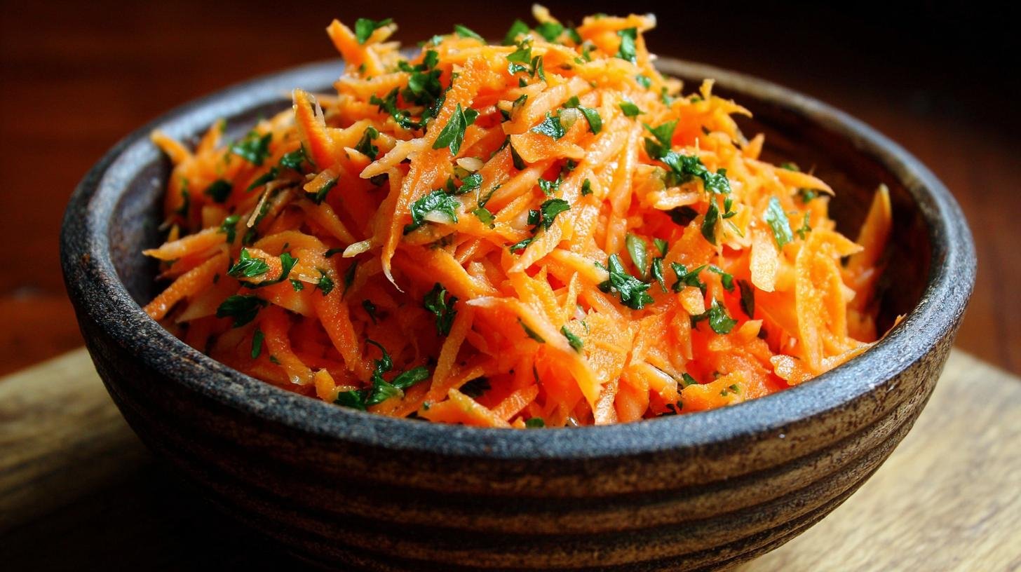 Mrkvový salát s jablka svěží a rychlý 3 Mrkvový salát s jablka svěží a rychlý