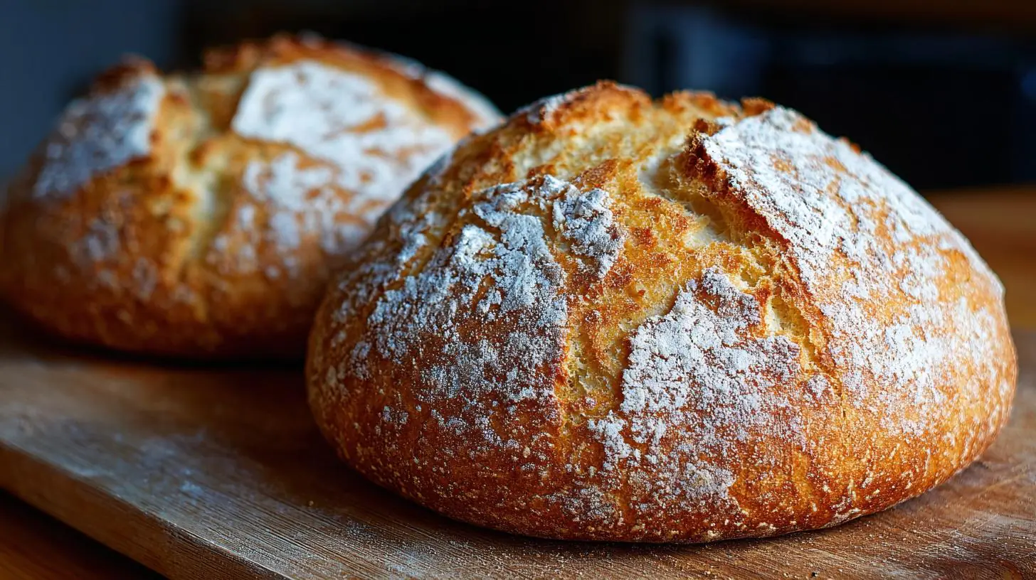 Chléb z kefír a mouka bez dlouhého kynutí