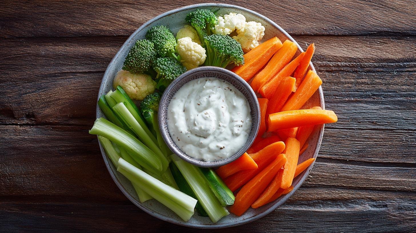 Zeleninový talíř se smetanovým dipem rychle na večer. Proč to tak dobře funguje
