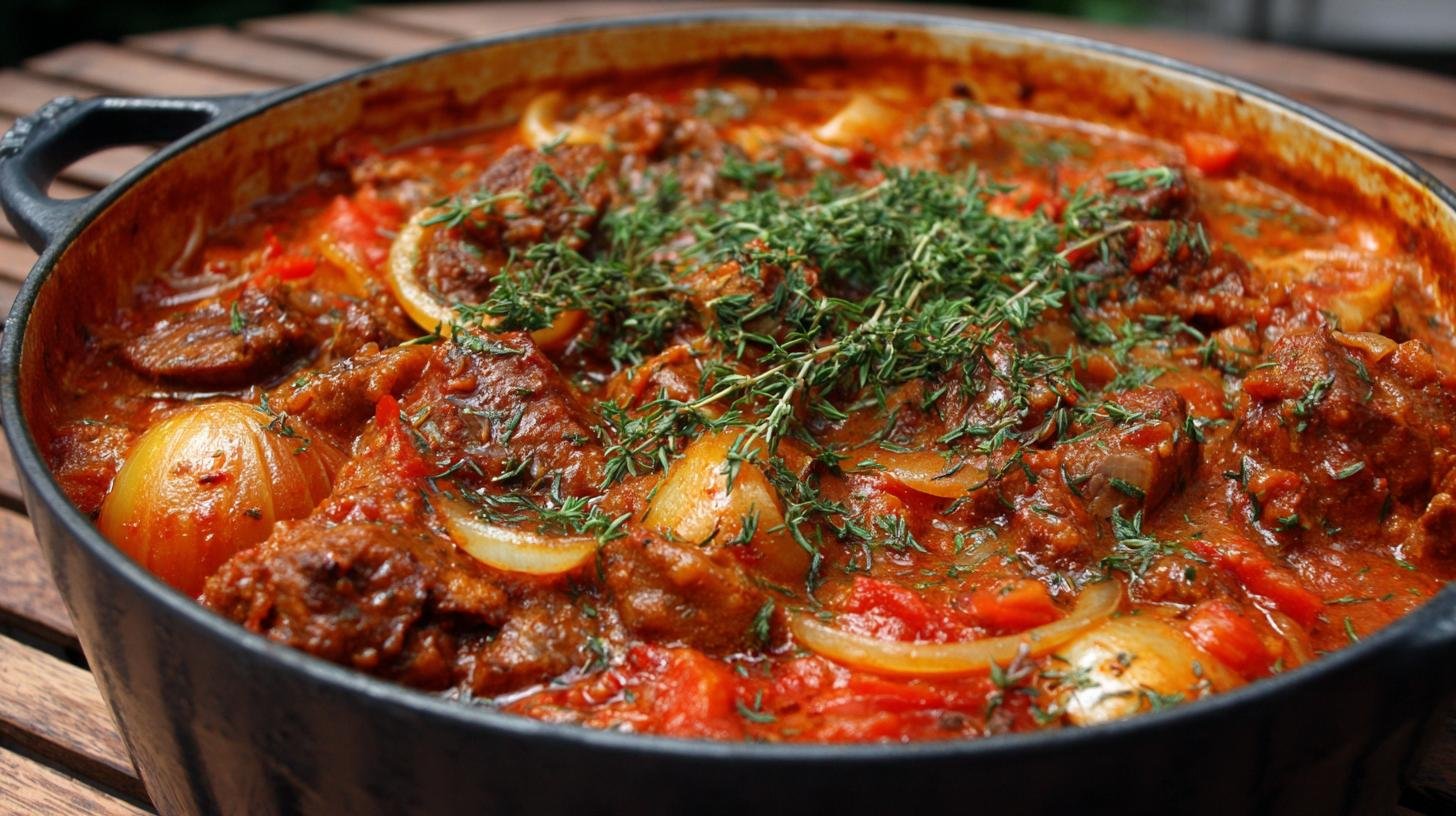 Guláš z hovězí maso a cibule poctivý. Postup, který funguje Guláš z hovězí maso a cibule poctivý. Postup, který funguje