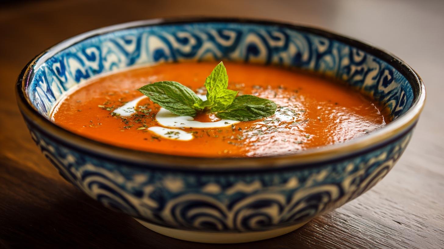 Rychlá rajská polévka z rajčat bez dlouhého vaření