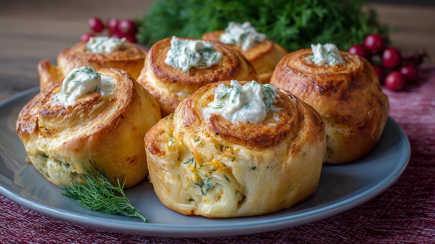 Slané šneky s tvarohem a máslem syté na únor