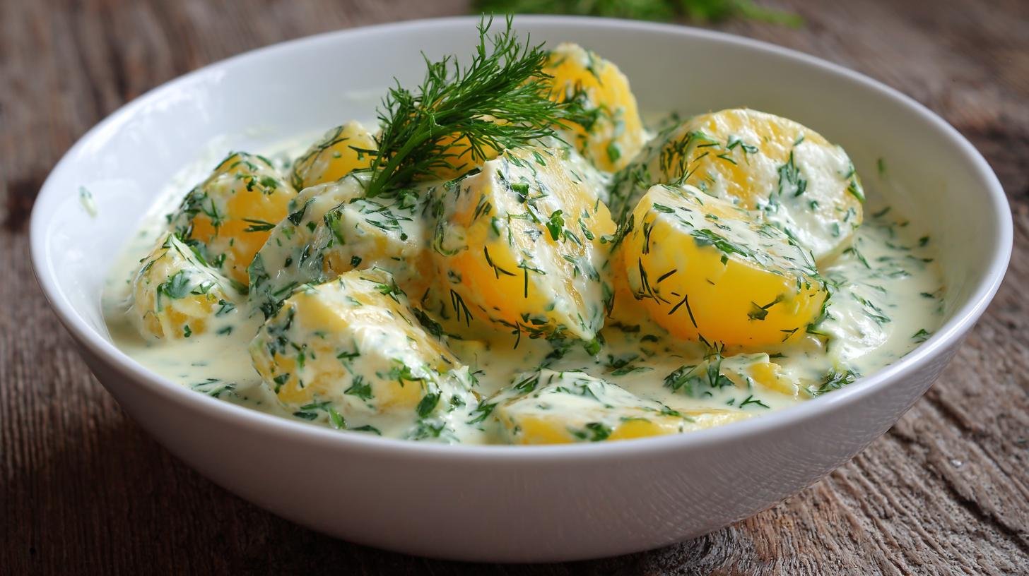 Koprová omáčka s bramborami jemná bez zbytečné kyselosti. Servírování a úsporné triky Koprová omáčka s bramborami jemná bez zbytečné kyselosti. Servírování a úsporné triky