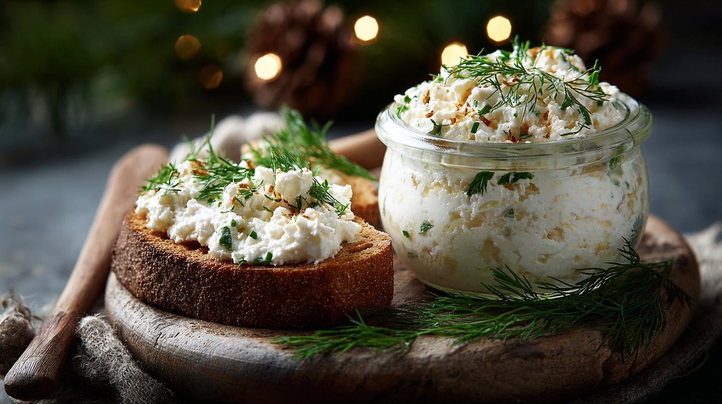 Pomazánka z tvarohu a česneku rychlá na zimní stůl