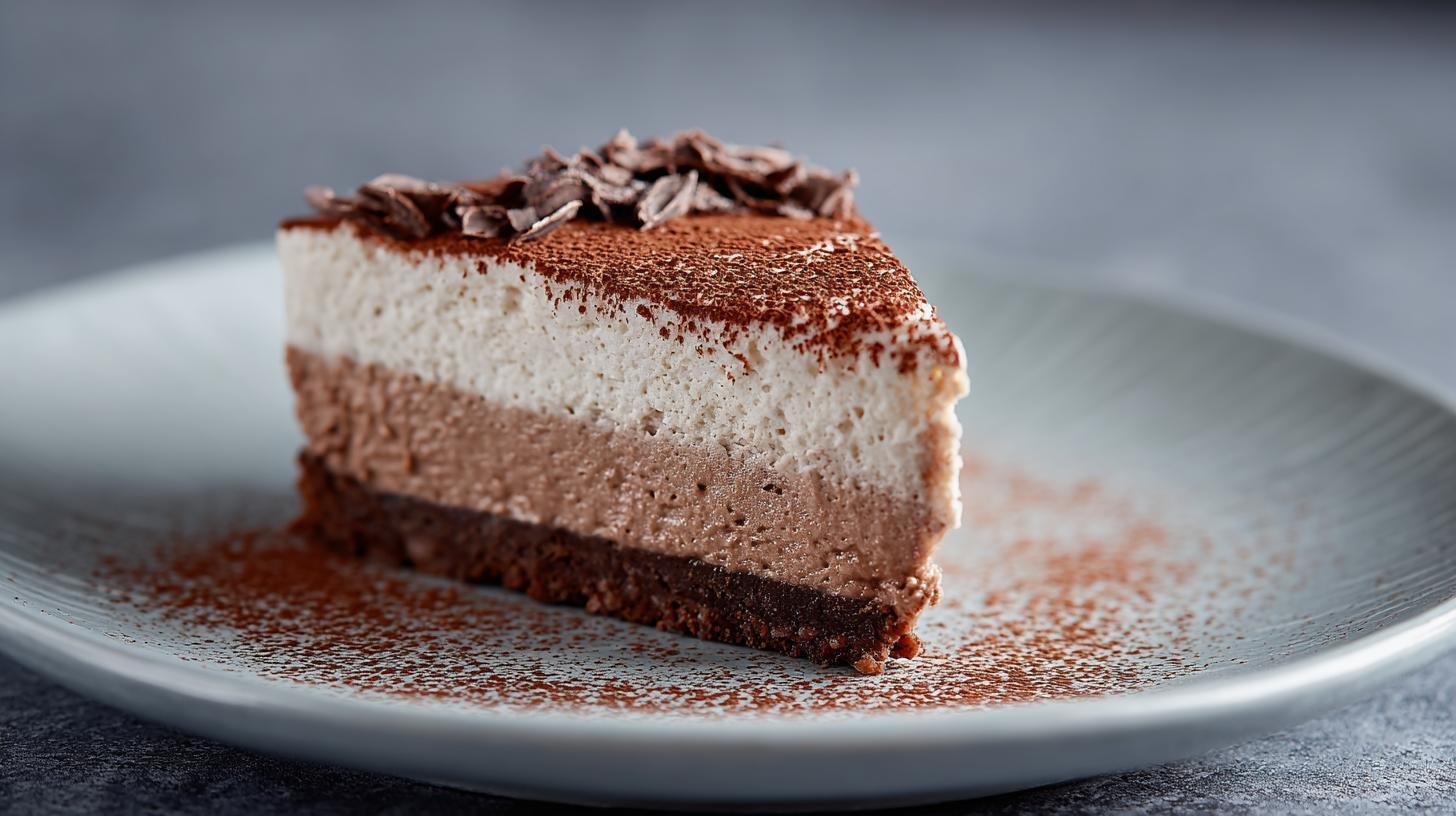 Jemný tvarohový dezert s kakaem bez vaření