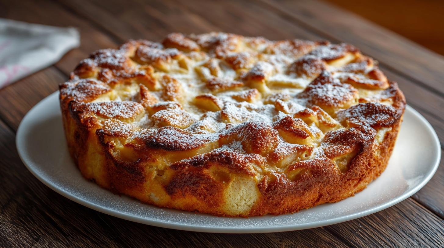 Nadýchaný koláč s jablky bez složité přípravy. Krok za krokem